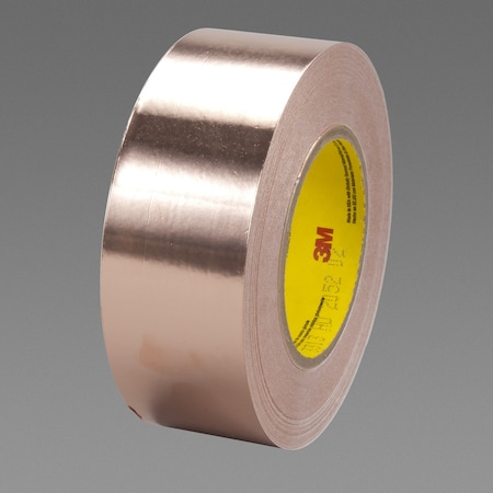 3M Conductive Copper Foil Tape 3313, Copper, 2 In X 18 Yd, 3 Mil 7010368655